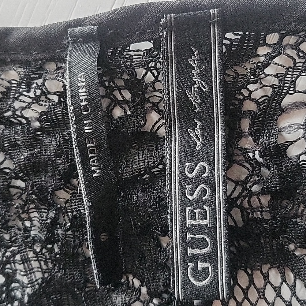 Guess Lace Racer Back Sweater - Picture 3 of 4